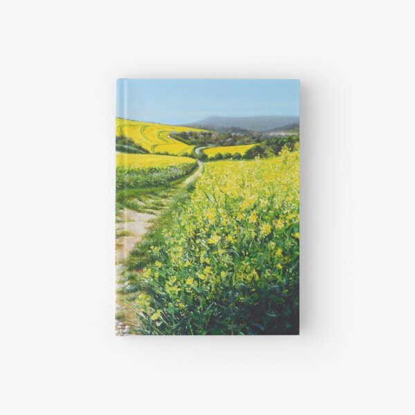 Springtime Yellow Hardcover Journal