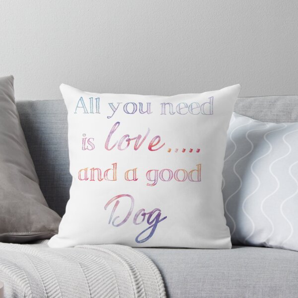 Item preview, All You need Is love.... and a good Dog - Rainbow colours designed and sold by MazzaLuzza.