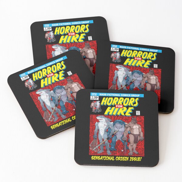 Item preview, Horrors For Hire Comic Book Cover Sticker designed and sold by donniejeanjr6.