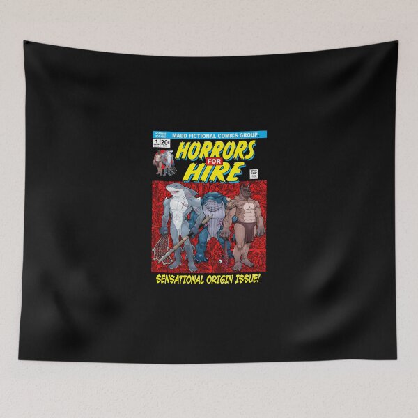 Item preview, Horrors For Hire Comic Book Cover Sticker designed and sold by donniejeanjr6.