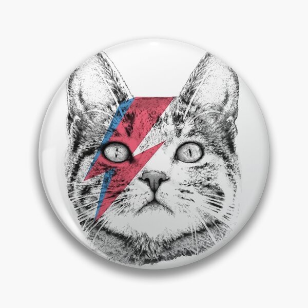 Item preview, Ziggy Stardust Cat  David Bowie Tee, WoAll Sizes designed and sold by IowanOutfitter.