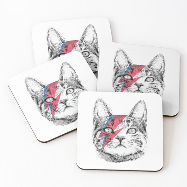 Item preview, Ziggy Stardust Cat  David Bowie Tee, WoAll Sizes designed and sold by IowanOutfitter.
