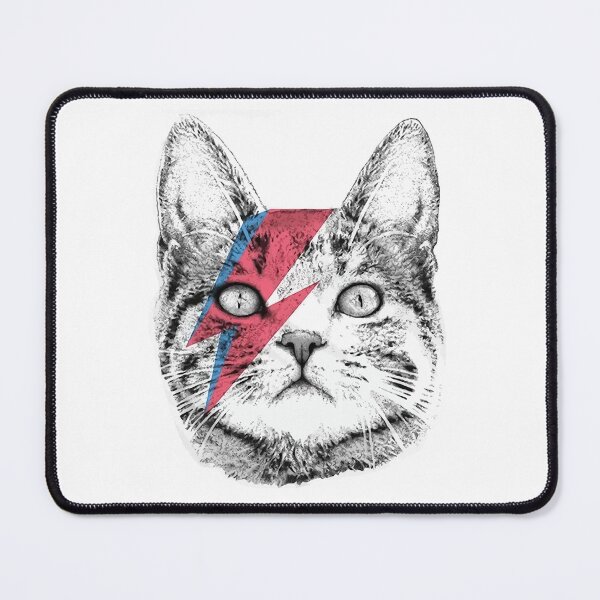 Item preview, Ziggy Stardust Cat  David Bowie Tee, WoAll Sizes designed and sold by IowanOutfitter.