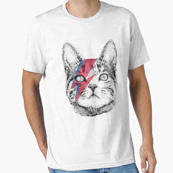 Item preview, Ziggy Stardust Cat  David Bowie Tee, WoAll Sizes designed and sold by IowanOutfitter.