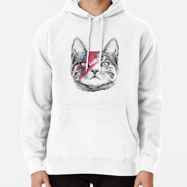 Artikel-Vorschau von Ziggy Stardust Cat David Bowie T-Shirt, alle Größen, designt und verkauft von IowanOutfitter.