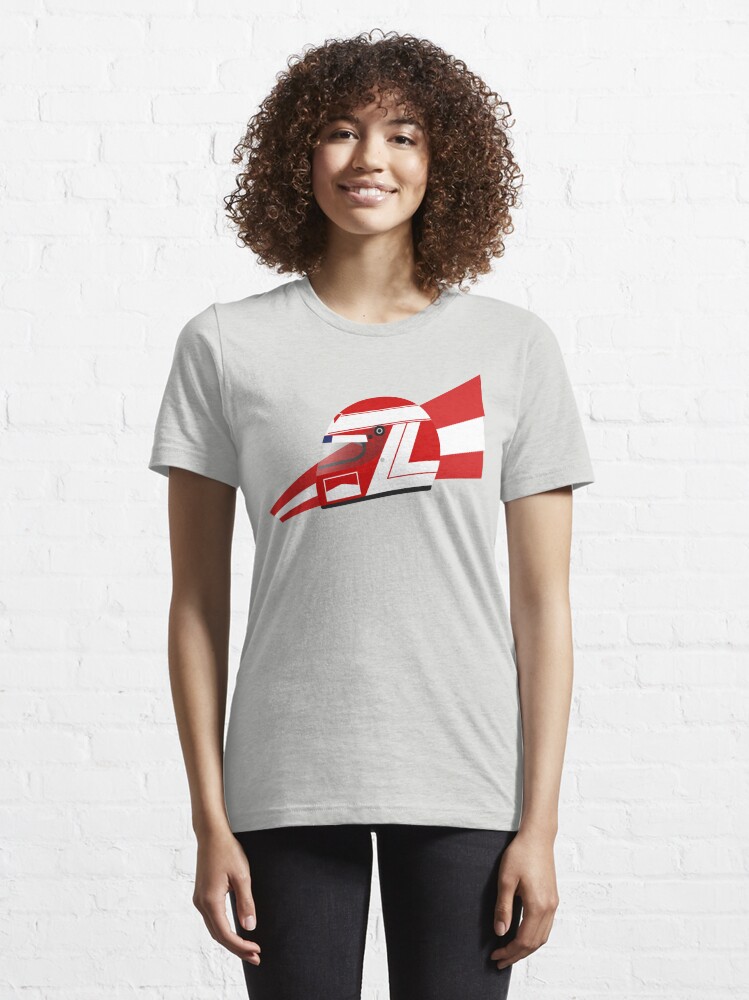Alternate view of 80s Austrian Racing Driver Helmet Essential T-Shirt