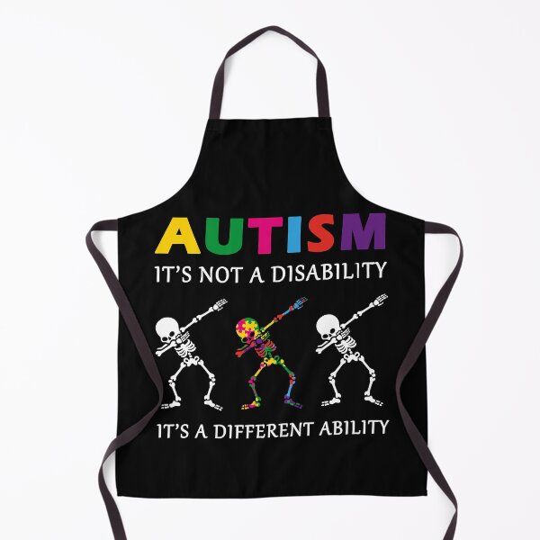 Item preview, Autism It's Not A Disability It's A Different Ability Funny Dabbing Skeleton Gifts designed and sold by HaaChris-Artis.