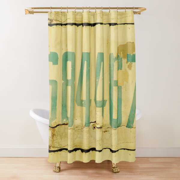The Secret Code Shower Curtain