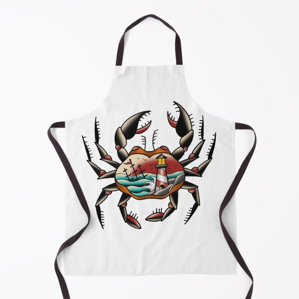 Item preview, Fkj tattoo flash crab designed and sold by franckfkj.