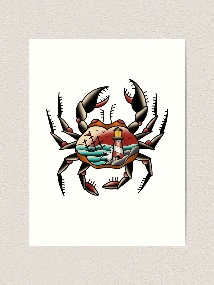 Tattoo uploaded by JenTheRipper • Japanese crab tattoo by Iditch #Iditch  #traditional #neotraditional #japanese #crab • Tattoodo