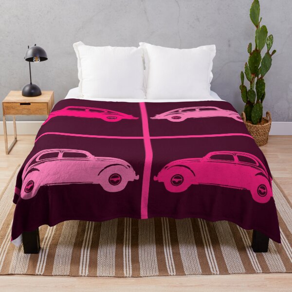 Item preview, Pink car retro patterns designed and sold by Astralia.