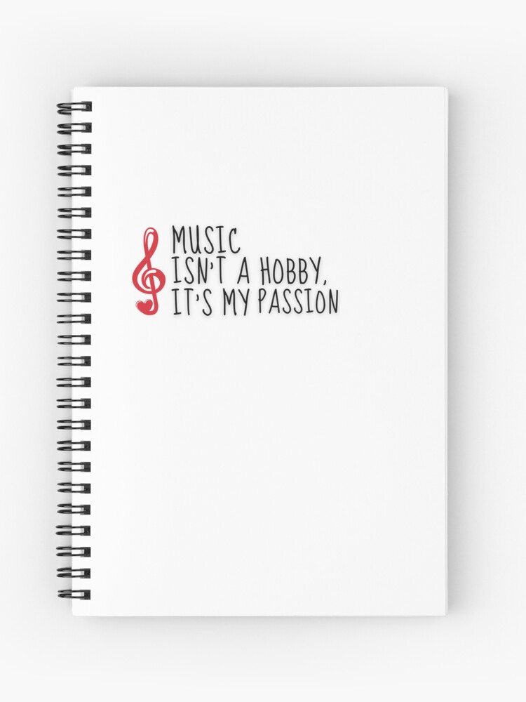 Thumbnail 1 of 3, Journal, Music isn't a hobby, it's my passion designed and sold by dechantsbirn.