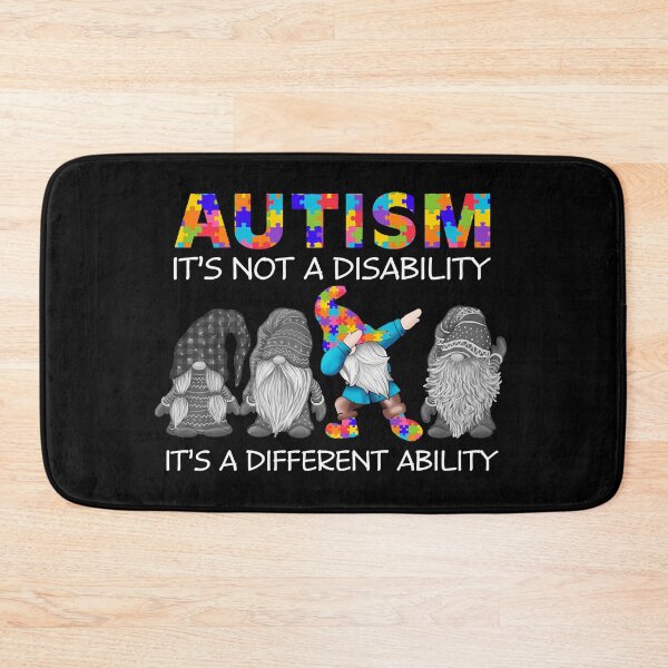 Item preview, Autism It's Not A Disability It's A Different Ability Funny Dabbing Autism Gnomes Gifts designed and sold by HaaChris-Artis.