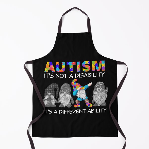 Item preview, Autism It's Not A Disability It's A Different Ability Funny Dabbing Autism Gnomes Gifts designed and sold by HaaChris-Artis.