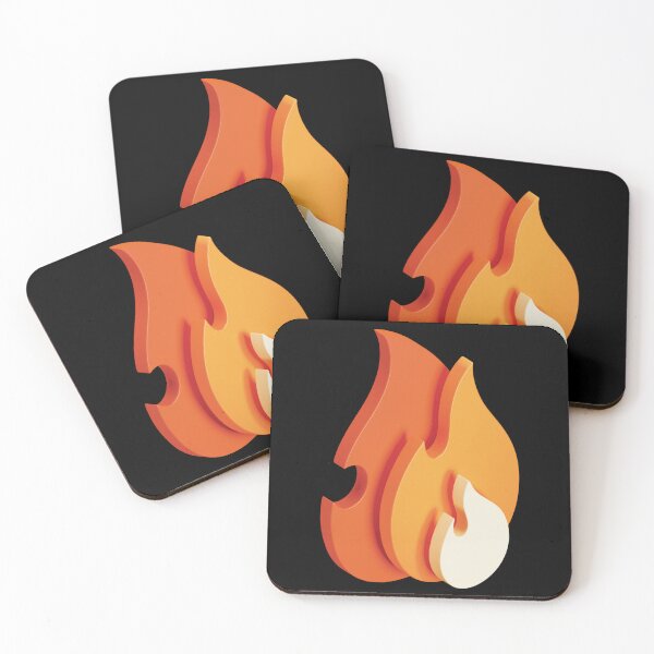 Item preview, On Fire (3D Flames Icon) designed and sold by Happy Puppy Print On Demand.