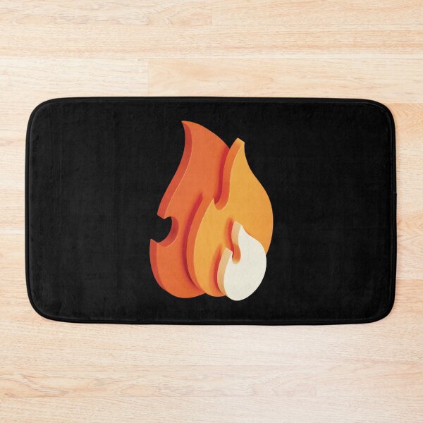 Item preview, On Fire (3D Flames Icon) designed and sold by Happy Puppy Print On Demand.