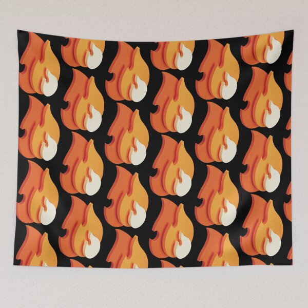 Item preview, On Fire (3D Flames Icon) designed and sold by Happy Puppy Print On Demand.