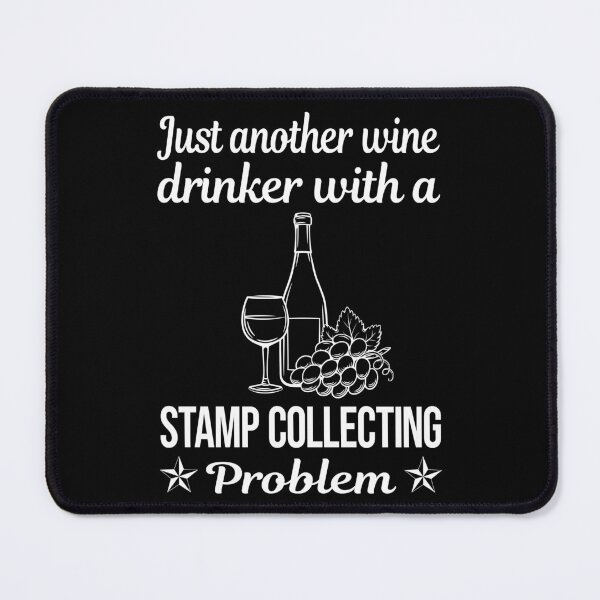 Item preview, Wine Drinker Stamp Collecting Stamps Philately Philatelist designed and sold by zuehloxerxk.