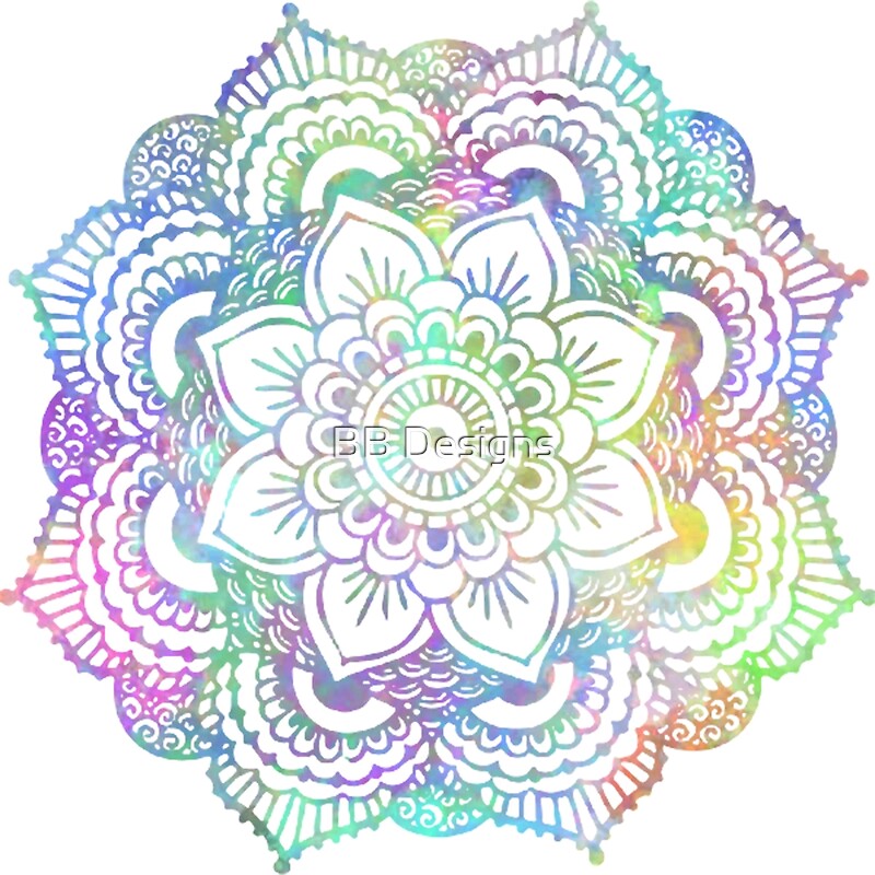 "Mandala Pastel Design" by BB Designs Redbubble