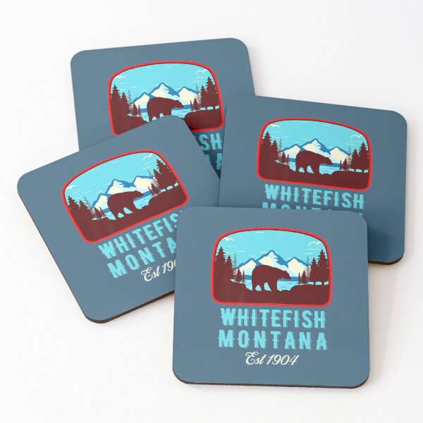 Item preview, Retro Whitefish Montana Wild Bear Mountain Premium  designed and sold by MunMunsh.