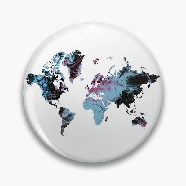 Item preview, Map of the World Colored  designed and sold by ABGdesigns.