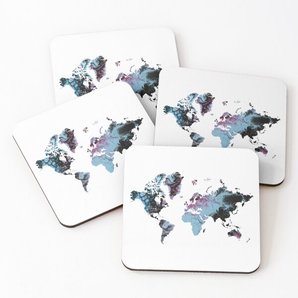 Item preview, Map of the World Colored  designed and sold by ABGdesigns.
