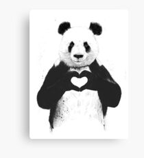 All you need is love Canvas Print