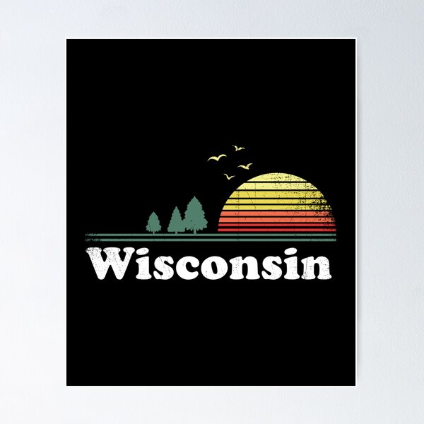 Artikelvorschau, Retro Wisconsin State Park WI Home Design entworfen und verkauft von MunMunsh.