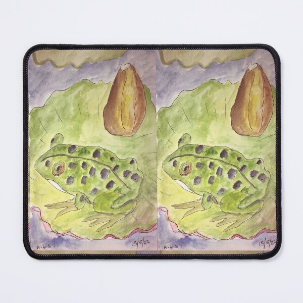 Item preview, Ribbit the frog designed and sold by ArtistRebeccaLS.