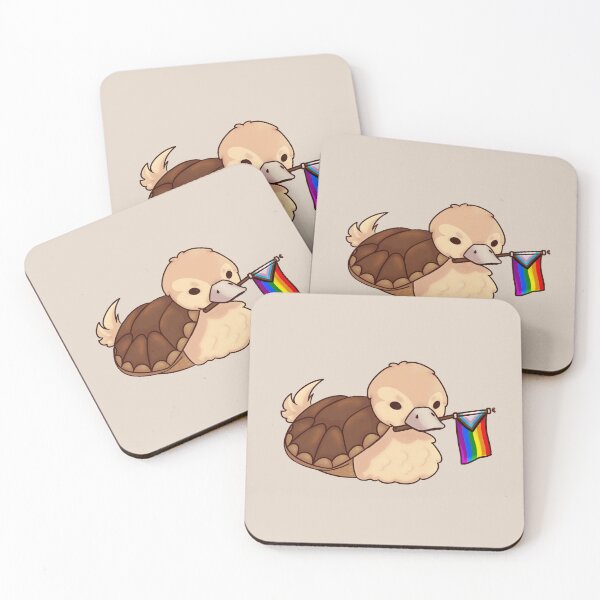 Item preview, ATLA Turtle Duck with LGBTQ+ Flag designed and sold by Zolzo.