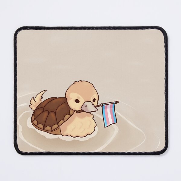 Item preview, ATLA Turtle Duck with Trans Flag designed and sold by Zolzo.