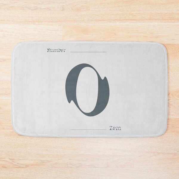 Item preview, Numerical Simple Clean Numbers - zero  designed and sold by Levated.