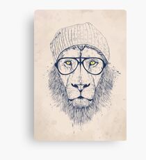 Cool lion Canvas Print