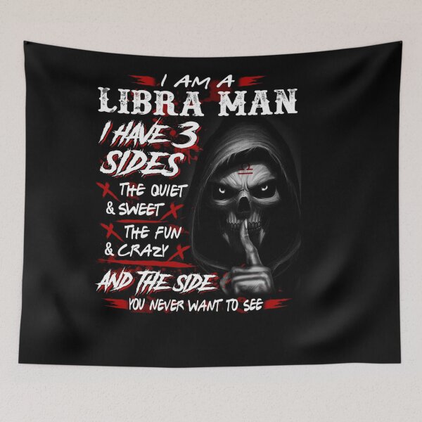 Item preview, LIBRA MAN I HAVE 3 SIDES FUNNY BIRTHDAY GIFT LIBRA ZODIAC designed and sold by sobriowslen.