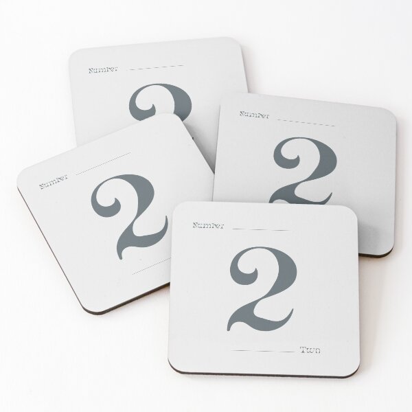 Item preview, Numerical Simple Clean Numbers - Two designed and sold by Levated.