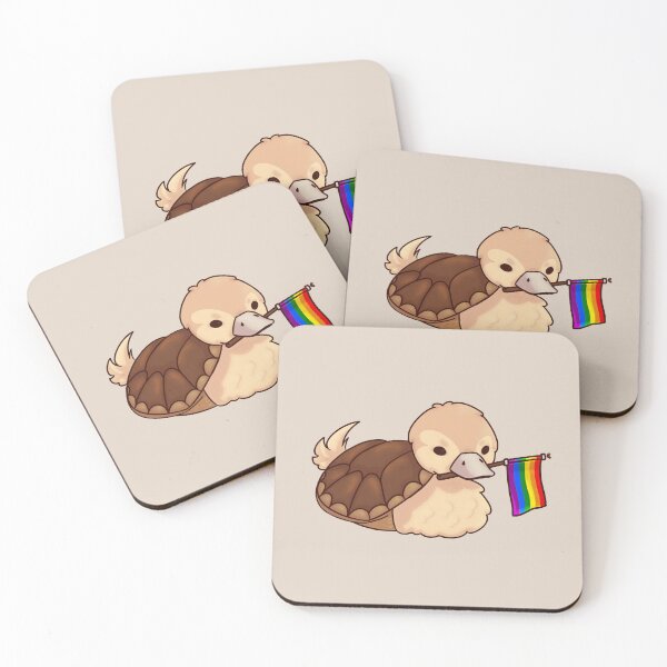 Item preview, ATLA Turtle Duck with LGBTFlag designed and sold by Zolzo.