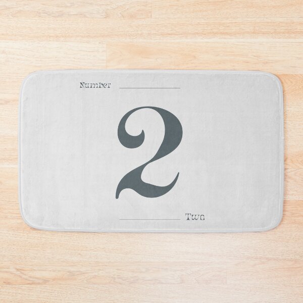 Item preview, Numerical Simple Clean Numbers - Two designed and sold by Levated.