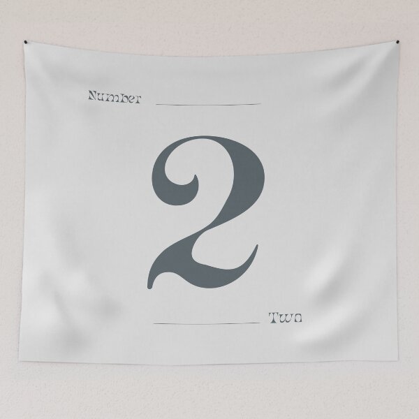Item preview, Numerical Simple Clean Numbers - Two designed and sold by Levated.