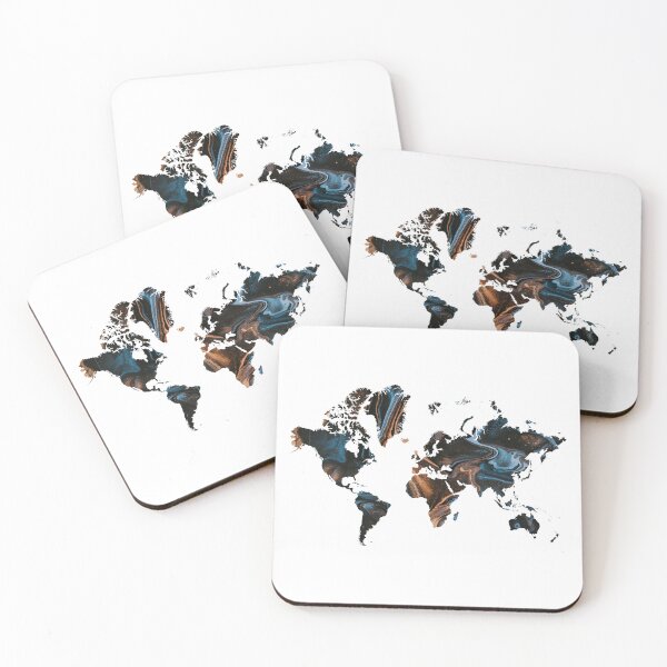 Item preview, Map of the World Colored  designed and sold by ABGdesigns.