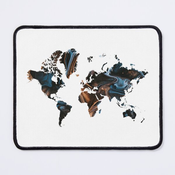 Item preview, Map of the World Colored  designed and sold by ABGdesigns.