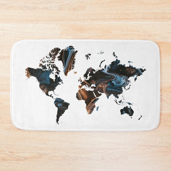 Item preview, Map of the World Colored  designed and sold by ABGdesigns.