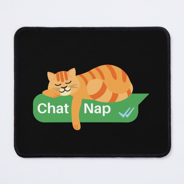 Item preview, Funny Tabby Cat Sleep | Chat Text Box | Catnap  designed and sold by Fluffy-Vectors.