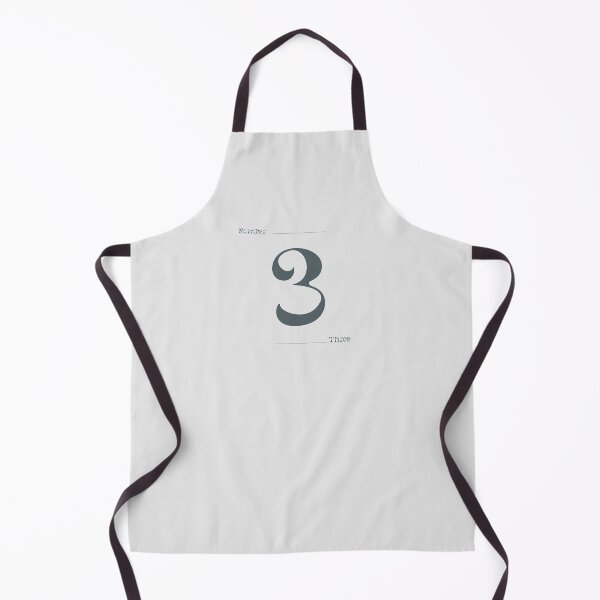 Item preview, Numerical Simple Clean Numbers - Three designed and sold by Levated.