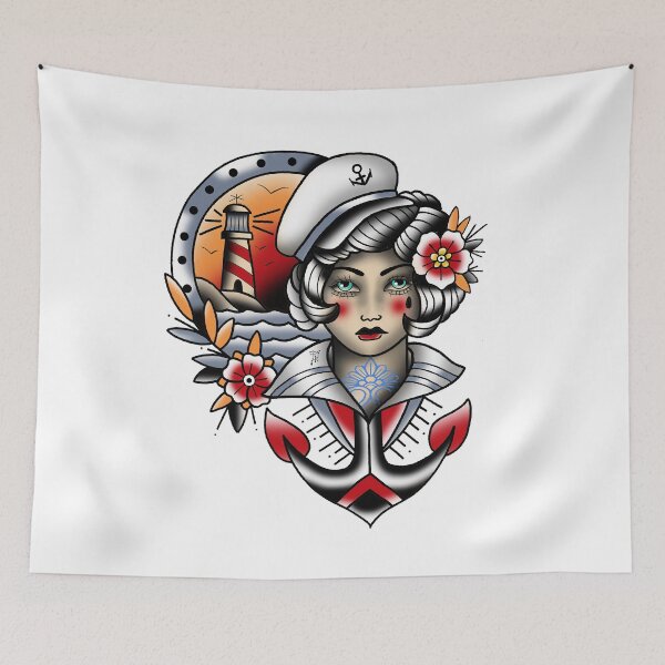 Item preview, Fkj sailor flash tattoo designed and sold by franckfkj.