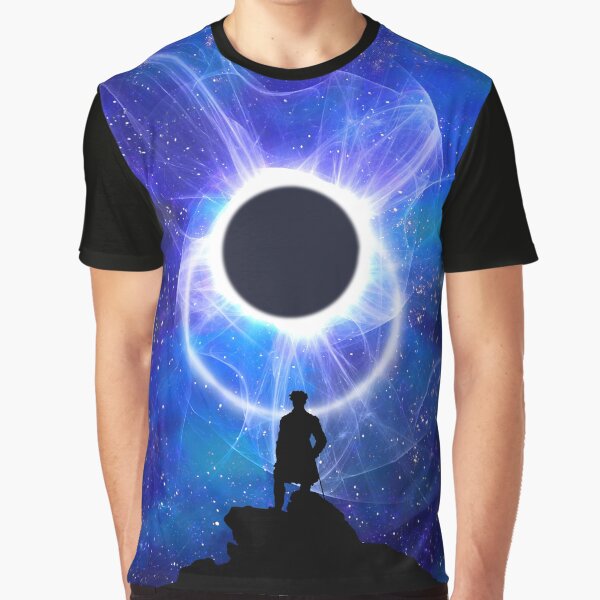 Voyageur contemplant une éclipse T-shirt graphique