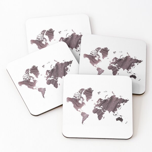 Item preview, Map of the World Colored  designed and sold by ABGdesigns.