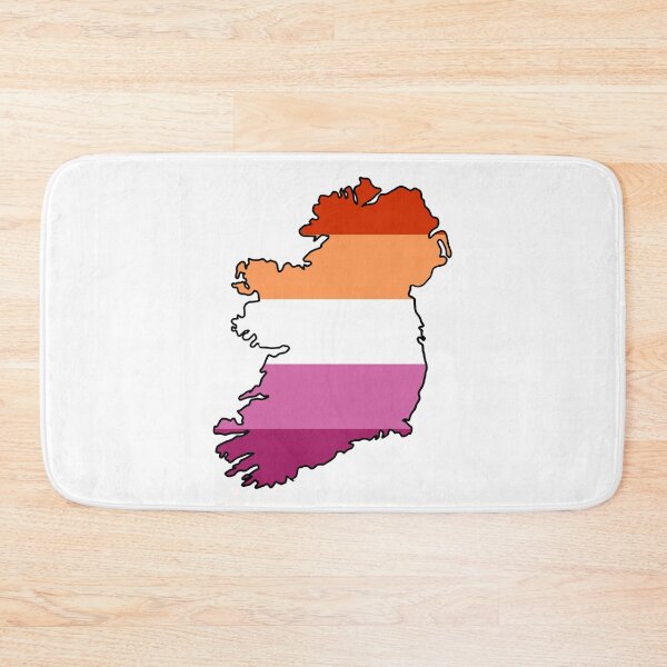 Item preview, Ireland Outline - Lesbian Pride Flag designed and sold by uni-que-designs.