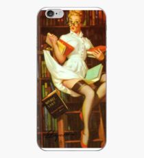 Gil Elvgren Pin Up Librarian iPhone Case