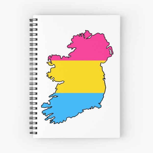 Item preview, Ireland Outline - Pan Pride Flag designed and sold by uni-que-designs.