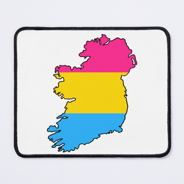 Item preview, Ireland Outline - Pan Pride Flag designed and sold by uni-que-designs.